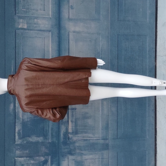 Kenneth Cole Reaction Ladies Luxury Leather Jacket - Picture 15 of 17